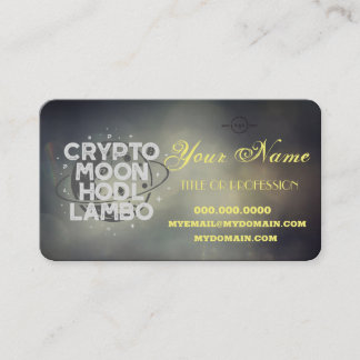 Cartão De Visita Crypto Business Card