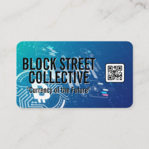 Cartão De Visita Crypto Tecnologia de Cadeia de Blocos
