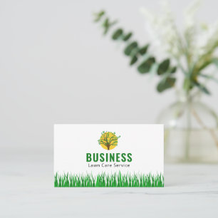 Cartão De Visita Cuidado Profissional e Acessível com Jardins de Al