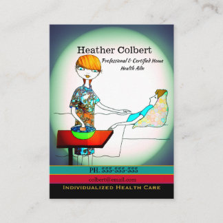 Cartão De Visita Cuidador(a) Querido(a) Aqui para Ajudar