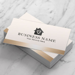 Cartão De Visita Cuidador de Casa Logotipo Cuidador de Saúde Domici