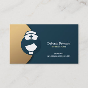 Cartão De Visita Cuidados De Saúde De Enfermeiro Registrados No Ca