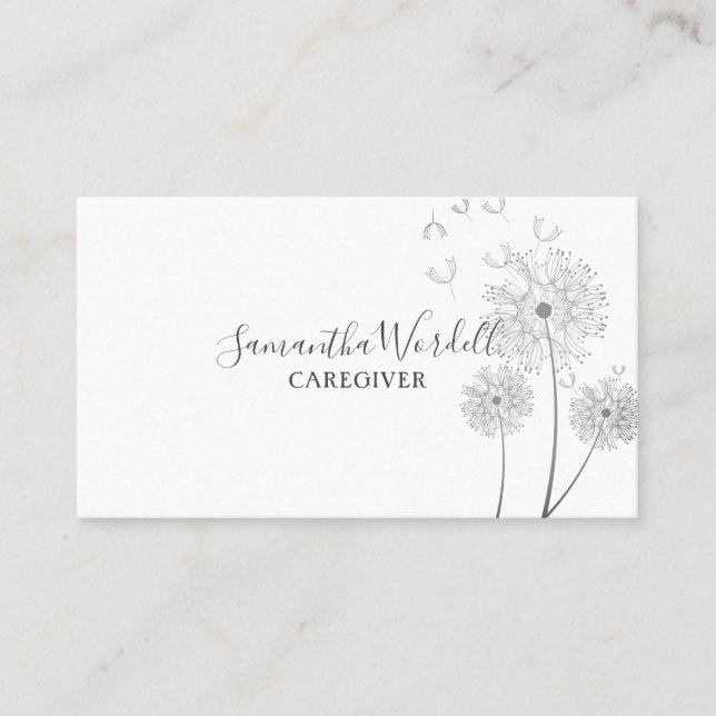 Cartão De Visita Cuidados de Saúde Domésticos Adultos (Frente)