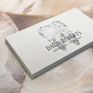 Cartão De Visita Cuidados dentários modernos do logotipo do dente