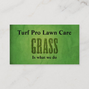 Cartão De Visita Cuidados e Landscaper