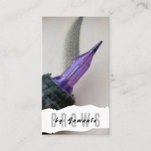 Cartão De Visita Cuidados Pós-Brows PMU Microblading Henna Salão de