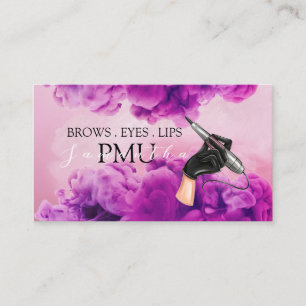 Cartão De Visita Cuidados Pós Tratamento PMU Microblading Henna Sal