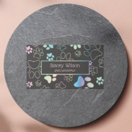 Cartão De Visita Cultivo De Animais Para Impressão De Folha Holográ