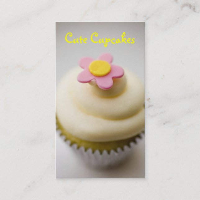 Cartão De Visita Cupcake! (Frente)