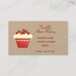 Cartão De Visita Cupcake