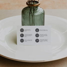 Cartão De Visita Cupcake Care Minimalist Flat Thank You Card