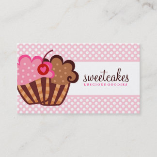 Cartão De Visita Cupcake doce de 311 bolos