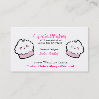 Cartão De Visita Cupcakes-1, Cupcakes-2, cupcake Claykery, 4575…