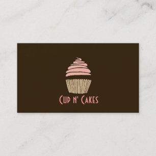 Cartão De Visita Cupcakes, Bolos, Comida, restauração, empresas d