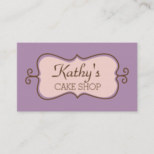 Cartão De Visita Cupcakes, Bolos, Comidas, Catering, Empresas De Pa