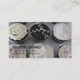 Cartão De Visita Cupcakes Decadentes