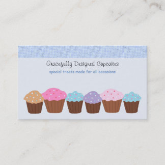 Cartão De Visita Cupcakes Decadentes