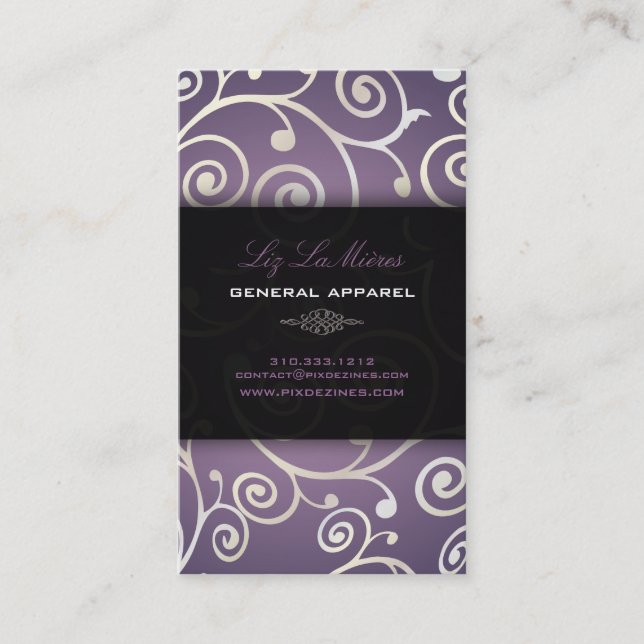 Cartão De Visita Cupcakes PixDezines (Frente)