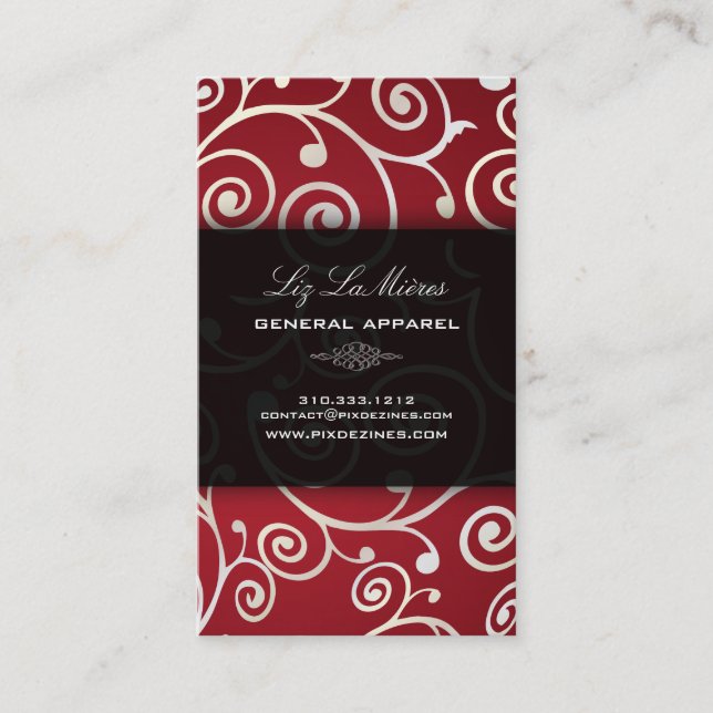 Cartão De Visita Cupcakes PixDezines (Frente)