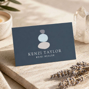 Cartão De Visita Curador Espiritual de Reiki Zen