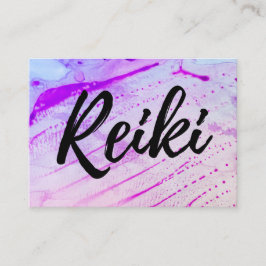 Cartão De Visita Curandeiro mestre de Reiki do médico de Reiki da