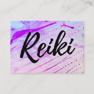Cartão De Visita Curandeiro mestre de Reiki do médico de Reiki da