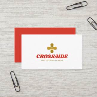 Cartão De Visita Curativo Adesivo Cruz | Cura e Cuidados