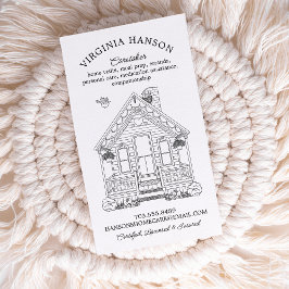 Cartão De Visita Curiosa Casa Unida Prestadora de Cuidados