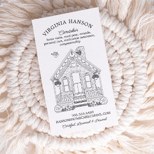 Cartão De Visita Curiosa Casa Unida Prestadora de Cuidados