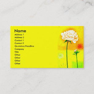 Cartão De Visita Curso da flor