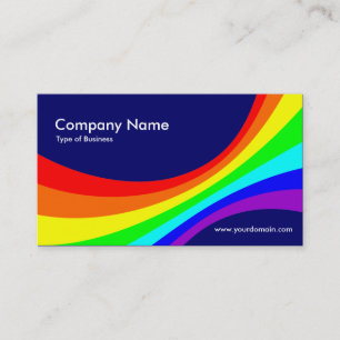 Cartão De Visita Curva de Espetro II - Azul Escuro 000066