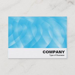 Cartão De Visita Curvas Azuis