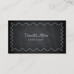 Cartão De Visita Curvas Profissionais de Imagem Preta