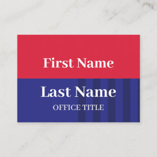 Cartão De Visita Custom Political Election  Campaign