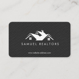 Cartão De Visita Custom Stylish Modern Real Estate Home Logo