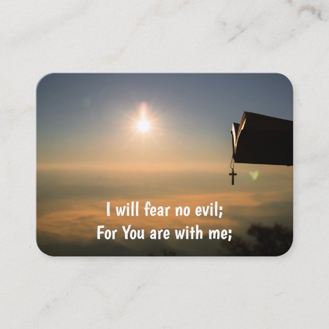 Cartão De Visita Customizable Gospel Evangelism Invite Salvation (Frente)