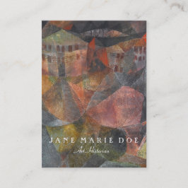 Cartão de visita customizável do hotel de Paul