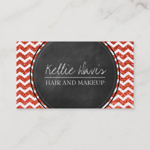 Cartão de visita customizável Glamourous do bril