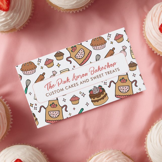 Cartão De Visita Cute Cakes Home Bakery  (Criador carregado)