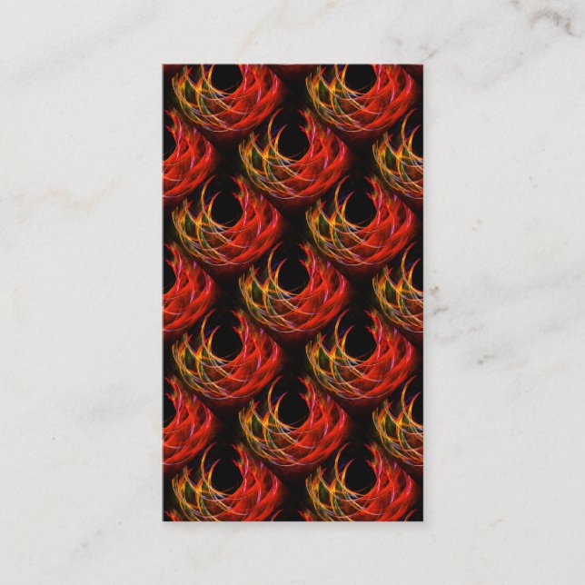 Cartão De Visita Cute Modern Boho Elegant Abstract Art Pattern #503 (Frente)