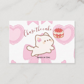 Cartão De Visita Cutsey bakery business card
