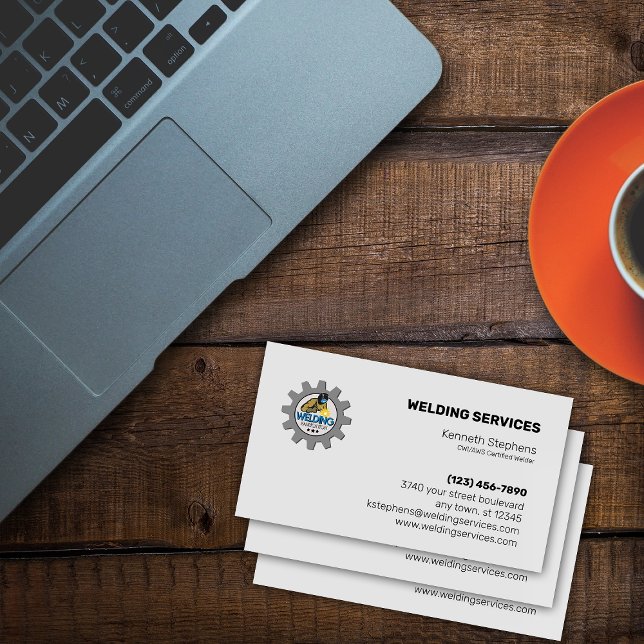 Cartão De Visita CWI | Soldadura certificada AWS (Criador carregado)