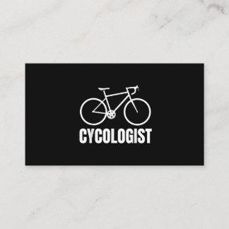 Cartão De Visita Cycologist Funny Bicycle Bike Gift