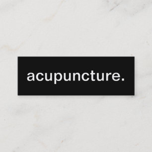 cartão de visita da acupunctura