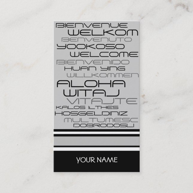 Cartão de visita da AGÊNCIA DE VIAGENS (Frente)