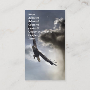Cartão de visita da águia careca