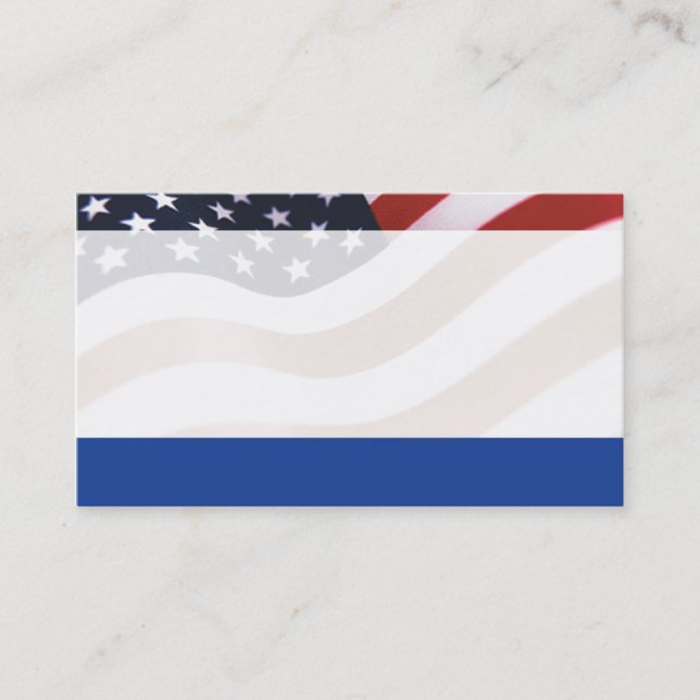 Cartão de visita da bandeira (Frente)