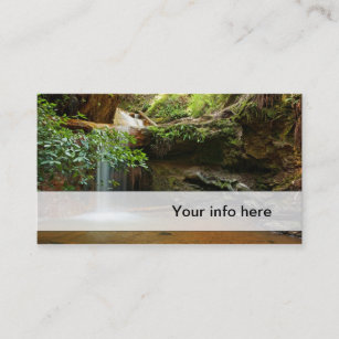 Cartão de visita da cachoeira