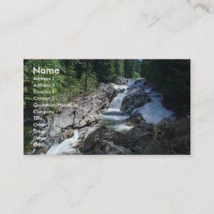Cartão de visita da cachoeira