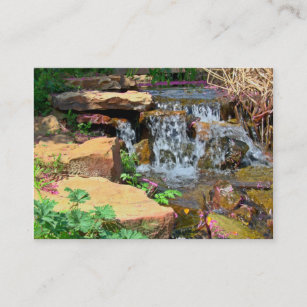 cartão de visita da cachoeira do jardim